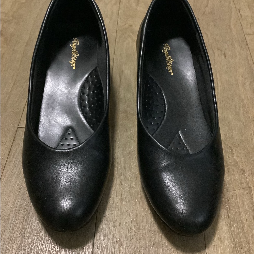 Angel Steps Black Ballet Shoes